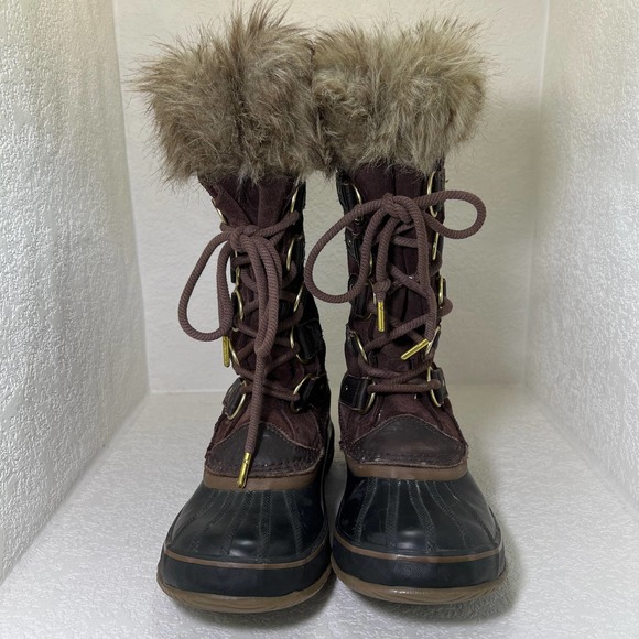 Sorel Joan of Artic suede snow boots Cattail size 8.5 - Picture 2 of 15